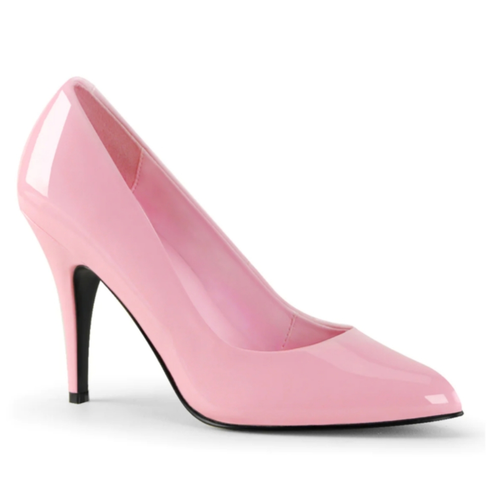 Pleaser baby Pink patent heels size 12